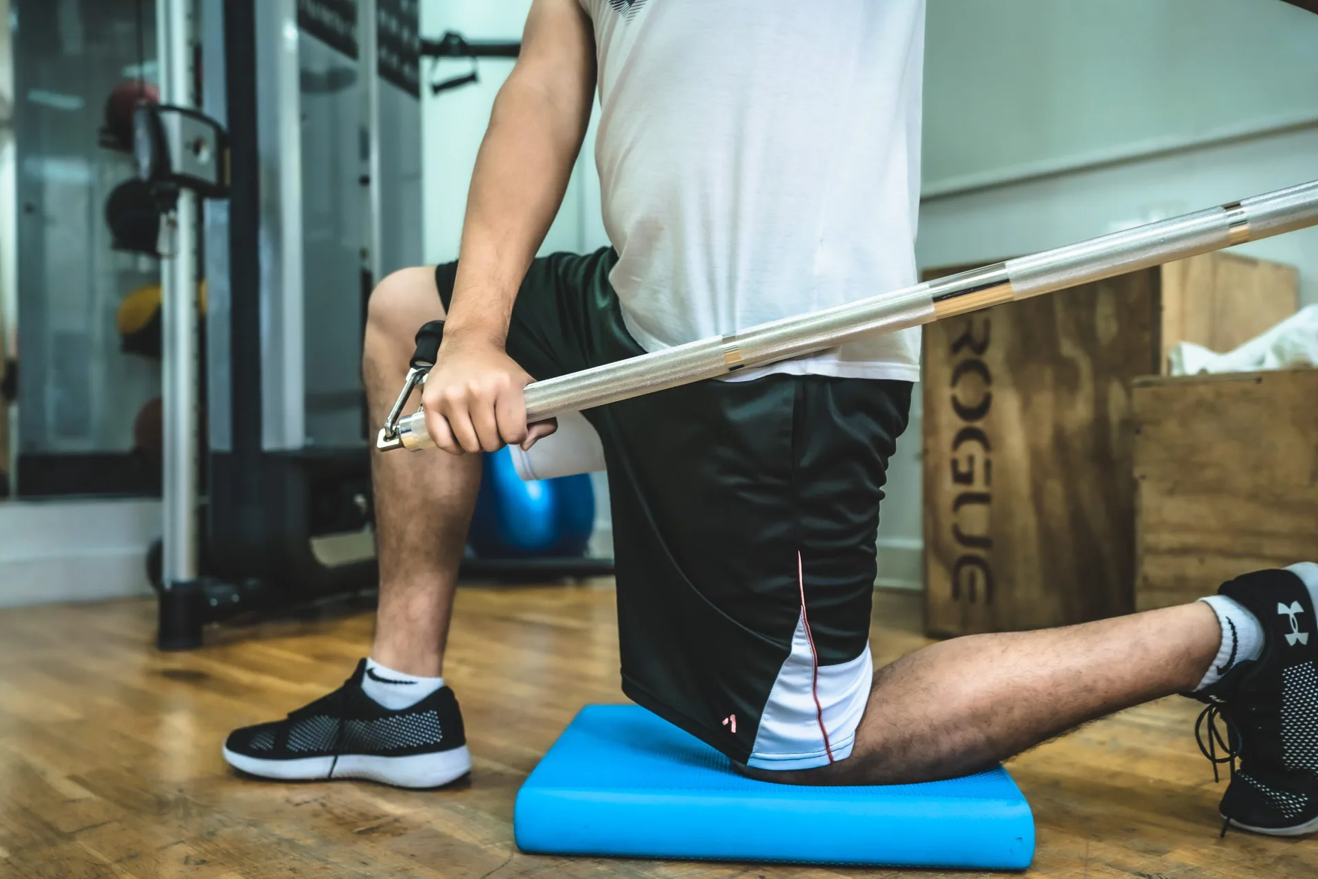Movement screen during a TPI golf assessment at Spinal Solutions