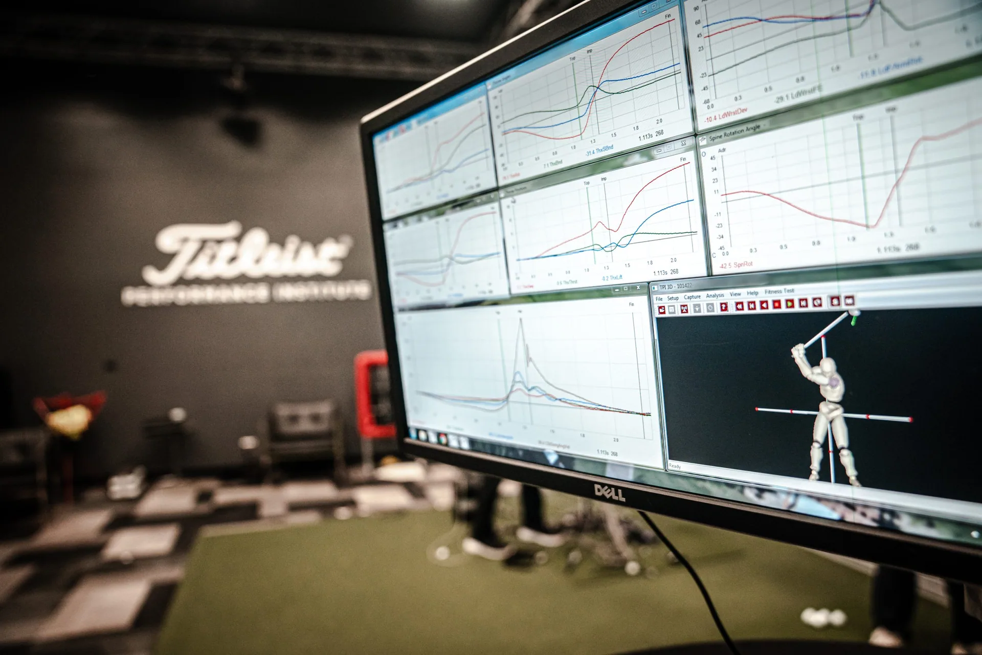 Swing capture during a TPI golf assessment at Spinal Solutions